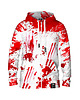 bluza z kapturem damska Damska Bluza Expres Zamek DR.CROW Zombie White