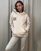bluza z kapturem damska Ocieplana bluza Amore Mio