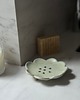 mydelniczki Ceramiczna Mydelniczka Kwiat Syrenia Zieleń