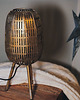 lampy stołowe Lampa stołowa metalowa- złota, 38cm