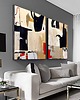 obrazy Nowoczesny duży obraz do salonu lub antresoli 80x160cm  dyptyk AMBIENTE