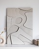 obrazy Obraz abstrakcyjny ,,LUNAR''3d relief dekoracja ścienna nowoczesna Boho