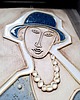 Ozdoby na ścianę Obraz ceramiczny płaskorzeźba
