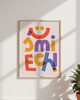 plakaty Plakat do pokoju dziecka Uśmiech