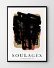 plakaty Plakat Soulages Eau Litographie No 8