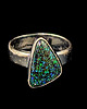 pierścionki srebrne Pierścionek cosmic- Matrix opal