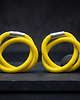 kolczyki wire wrapping Kolczyki SUPŁY z żółtego kauczuku (M)