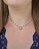 naszyjniki - inne Naszyjnik słoneczko kamień księżycowy wire wrapping słońce