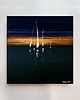 obrazy SPOKÓJ MORZA  - unikat obraz ręcznie malowany akryl 120x120cm