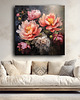 plakaty Peonie - Plakat - Olej, Boho, Abstrakcja