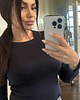 swetry damskie  Dzianina kaszmirowa w wyjątkowym granacie