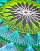 Ozdoby na ścianę Rozeta GREEN FAIRY z tutorialem - Zestaw DIY String Art BOX