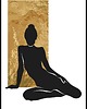 plakaty Plakat "Oparta kobieta"