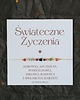 bransoletki na sznurku Świąteczne Życzenia w bransoletce!
