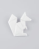 broszki Broszka Porcelanowa Origami Wiewiórka Biała