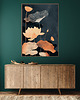 plakaty Liście lotusu - Plakat, druk - Chiński Orient, Harmonia Zen, Wabi Sabi #122
