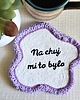 podkładki do kuchni Podkładka/podstawka pod kubek "Na chuj mi to było"