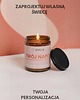 świece zapachowe Świeca z Twoim napisem 250 ML