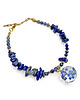 bransoletki z kamieni naturalnych Bransoletka lapis lazuli, sodalit & niezapominajki