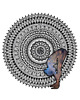 grafiki i ilustracje Mandala Uttanasana 2