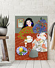 obrazy OBRAZ DRUKOWANY NA PŁÓTNIE PŁÓTNIE -  50x70cm ŚNIADANIE 02685