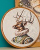 Ozdoby na ścianę Lord Deer,  haft w oprawie 20 cm