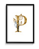 plakaty Plakat Litera P