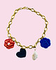 chokery CHOKER z personalizowaną literką - złoty