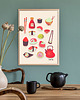 plakaty Plakat Sushi Love - fine art