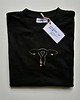 t-shirt damskie Koszulka z haftowaną macicą