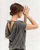 topy damskie Top do jogi GRAVITY Wave Top - silver moon l/xl