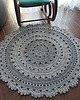 dywany Dywan okrągły szydełkowy 110cm