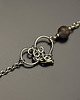 bransoletki wire wrapping Bransoletka serce labradoryt wire wrapping