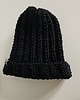 czapki damskie Czarna Czapka wełniana
