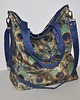 torby na ramię Torba hobo XXL - print pawie pióra