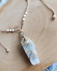 naszyjniki - inne Naszyjnik z niebieskim kalcytem