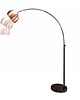 lampy podłogowe Lampa podłogowa loftowa Bow miedź marmur 210cm