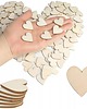 klocki i zabawki drewniane Serca do malowania 30SZT Drewniane małe serduszka 3cm Decoupage Scrapki