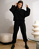 spodnie dresowe damskie Spodnie dresowe Sexy Joggers Black