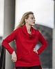 bluza bez kaptura damska Bluza KANGURKA czerwona