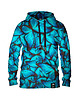 bluzy męskie Męska Bluza z kapturem DR.CROW Motyle Blue