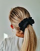 gumki do włosów Gumka jedwabna, scrunchie, frotka black orchid MAXI