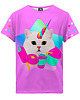 t-shirty dla dziewczynki T-shirt Girl DR.CROW Collage Art