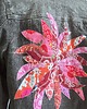 kurtki damskie Kurtka jeansowa z aplikacją Flower
