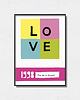 plakaty Yves Saint Laurent "Love Poster 1998"