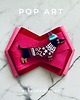 broszki Kolekcja Pop Art Dog  Zimowy Jamnik