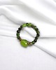 pierścionki elastyczne Pierścionek : nefryt, oliwin