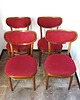 krzesła Komplet 4 krzeseł typ Thonet , Polska lata 60