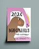 obrazy i plakaty do pokoju dziecięcego Kalendarz z dinozaurami na 2024