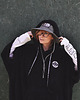 bluza z kapturem damska Poncho Biggy Da Black Smile